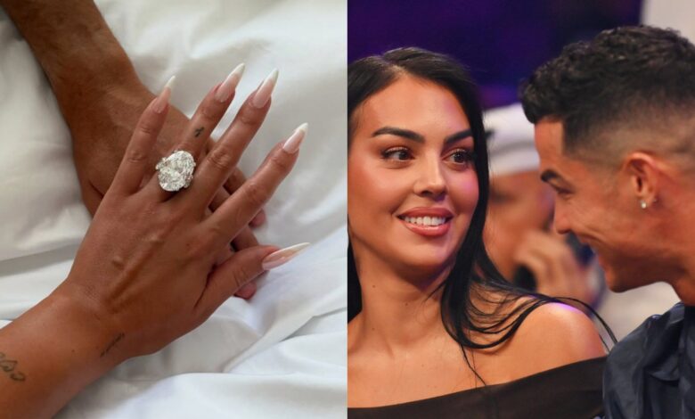 Ronaldo’s Fiancée Wears Engagement Ring Worth Over ₦8.5 Billion