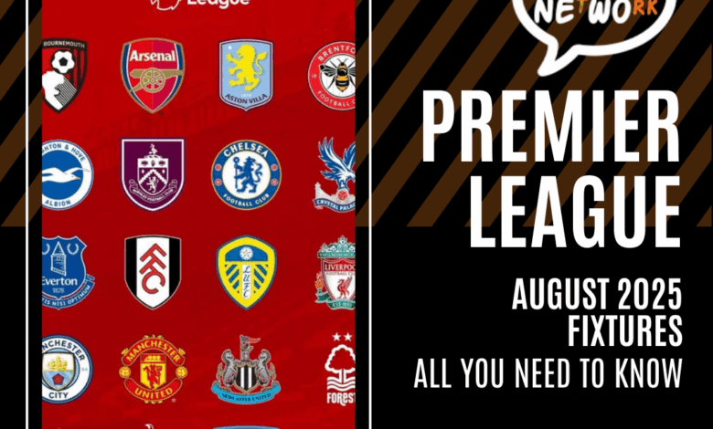 Premier League August 2025 Fixtures All You Need To Know