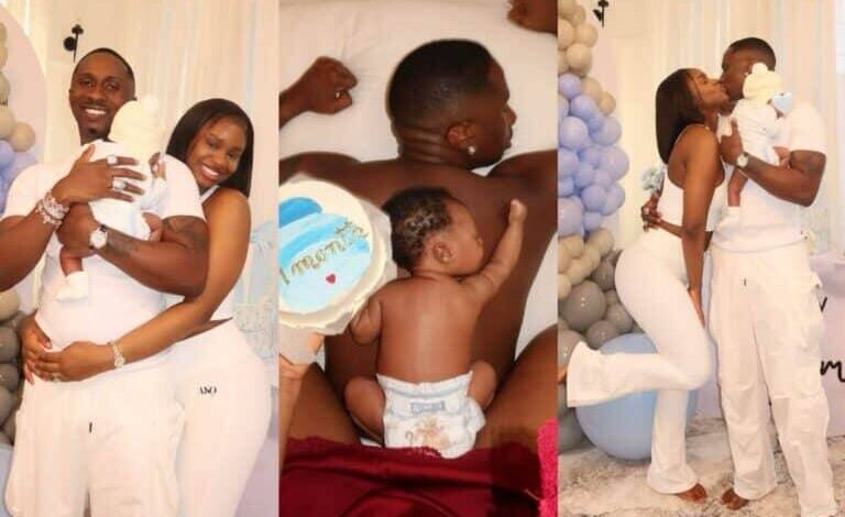 Priscilla Ojo, son Rakeem, reunite with Juma Jux in Tanzania