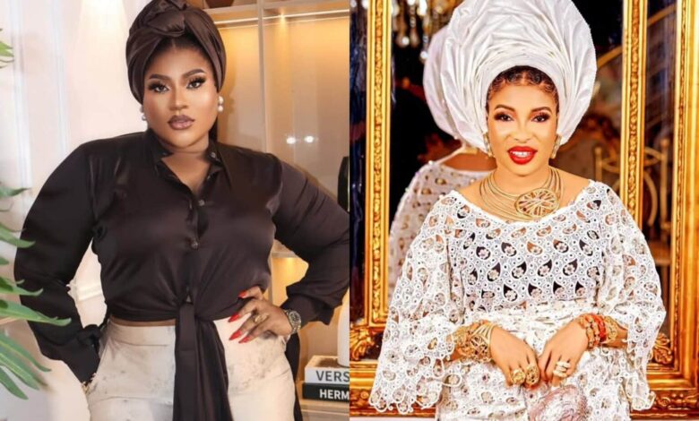 “Pick a location, I will beat you like a small child” – Drama as Nkechi Blessing fires back at Lizzy Anjorin