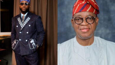 “The most desperate politician in the world” – Davido calls out former Governor of Osun State, Gboyega Oyetola