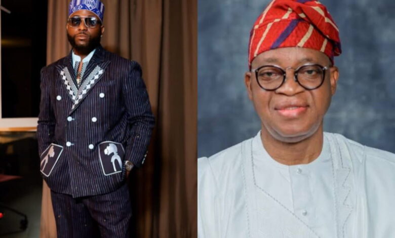 “The most desperate politician in the world” – Davido calls out former Governor of Osun State, Gboyega Oyetola