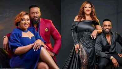 Peggy Ovire reacts after Frederick Leonard claims he’s ‘happier than ever before’