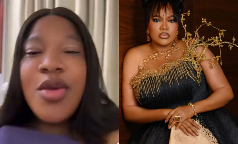 “If I catch you, I wouldn’t listen” – Toyin Abraham sends warning to TikTokers posting RIP on her pictures