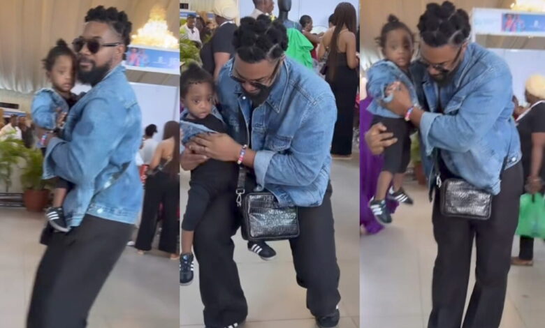 “Every chance you get, dance with the ones you love” – Kunle Remi advises as he shares sweet moment with daughter