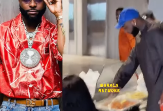 "Nothing OBO Like Pass Food" — Woman Invites Davido and His Entire Crew for Free Food, Video Goes Viral