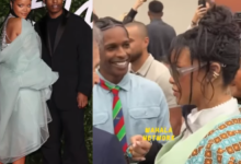 Rihanna Couldn't Resist Fixing A$AP Rocky's Outfit — Even in the Middle of a Conversation
