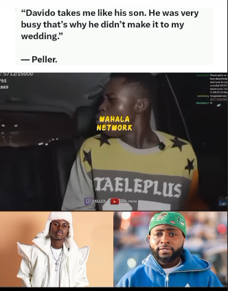 "Davido Treats Me Like His Son, He Was Just Busy" — Peller Finally Clears The Air After Weeks Of Shade