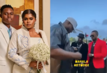 Peter Okoye Shows Up At Peller And Jarvis's White Wedding — And This Time, He Kept His Promise