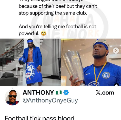 "Football Tick Pass Blood" - How Peter And Paul Okoye Changed Their Birthdays Over Beef, But Chelsea Still Unites Them