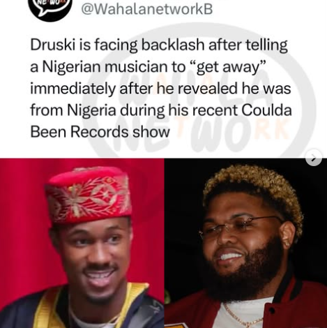 Druski Under Fire Again: Tells Nigerian Musician To "Get Away" Right After He Reveals His Nationality