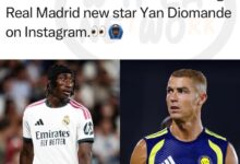 Ronaldo Follows Yan Diomande On Instagram After His Real Madrid Debut — The Boy Who Once Wrote “Cristiano 7” On A Plain Shirt