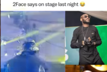 "No More Trouble" - 2Face Addresses The Crowd On Stage Days After That Wild Natasha Club Confrontation
