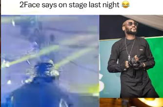 "No More Trouble" - 2Face Addresses The Crowd On Stage Days After That Wild Natasha Club Confrontation
