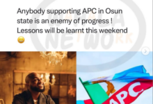 "Anybody Supporting APC Is An Enemy of Progress" — Davido Goes Full Campaign Mode Days Before Osun Decides