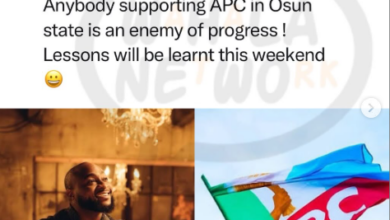 "Anybody Supporting APC Is An Enemy of Progress" — Davido Goes Full Campaign Mode Days Before Osun Decides