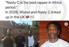 Wizkid And Nasty C Finally Link Up In The UK, 8 Years After That Legendary Co-Sign