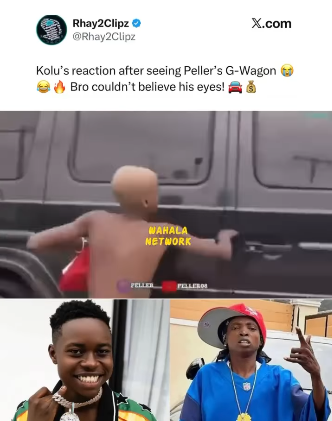"Bro Couldn't Believe His Eyes": Kolu's Priceless Reaction To Peller's New G-Wagon