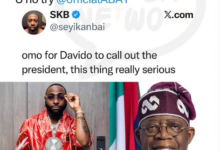 "U No Try, @officialABAT": Davido Calls Out President Tinubu Directly As Osun Election Results Roll In