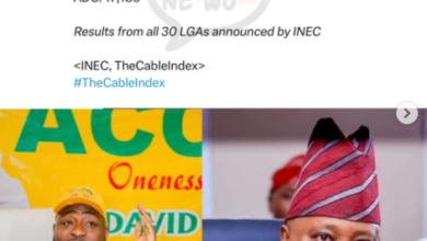 Official: Davido's Uncle, Governor Adeleke, Wins Second Term In Osun With 66,252-Vote Margin