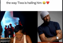 Backstage Love: Tiwa Savage Couldn't Hide Her Excitement Running Into Peter Okoye At OVO Arena London