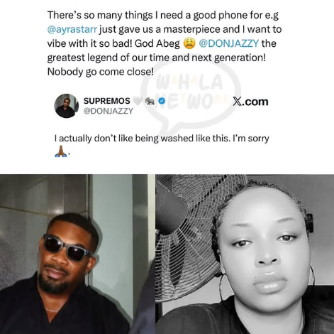 The Perfect "Washing" Format: How A Fan Tried To Beg Don Jazzy For A Phone
