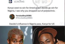 "Kanye No Win For America But Davido Go Win For Nigeria" — The Tweet That Split Timeline Down The Middle