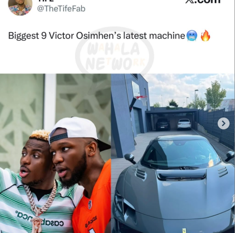 Osimhen's Garage Just Got Scarier — Ferrari 296 GTB Reportedly Joins the Fleet