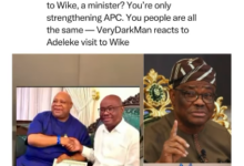 "You People Are All The Same" — VeryDarkMan Calls Out Adeleke's Visit to Wike, and Osun Politics Gets Messy Again