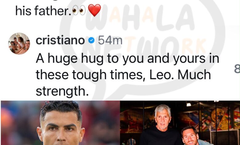 Beyond The Rivalry: Ronaldo's Quiet Gesture Of Support As Messi Mourns His Father