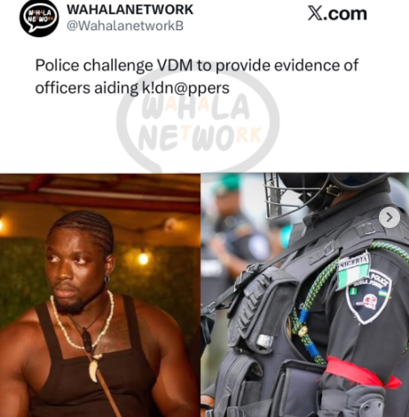 Police To VDM: "Show Us The Evidence" — Checkpoint Kidnapping Claims Spark New Wahala