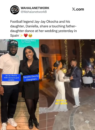 Okocha Still Has Those Legs: Football Legend Steals the Show at Daughter Daniella's Marbella Wedding