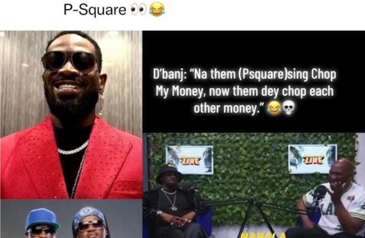 D'banj's Savage "Chop My Money" Joke To P-Square Hits Different Amid Their Family War