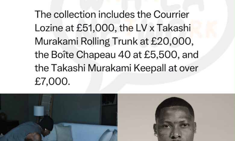 Asake Just Opened The Vault — £83,500 Worth of Louis Vuitton and Counting