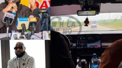 Davido Touches Down and Heads Straight for Ede to Hug His Uncle in Osun after his victory