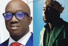 Davido Shares Governor Okpebholo’s Alleged WAEC Result Hours After Edo Governor Mocked His Uncle’s Dancing