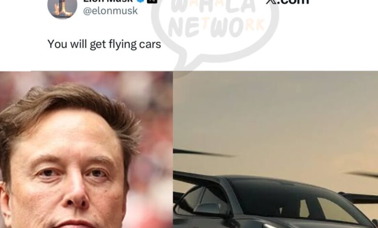 "You Will Get Flying Cars" — Elon Musk Makes Another Promise, and Twitter Already Knows the Drill