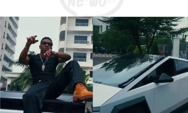 Receipts Confirmed: Mayorkun Finally Receives The Cybertruck Davido Promised Him