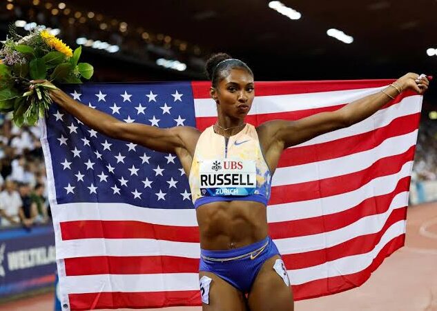 Masai Russell breaks Amusan’s hurdles record in Zurich