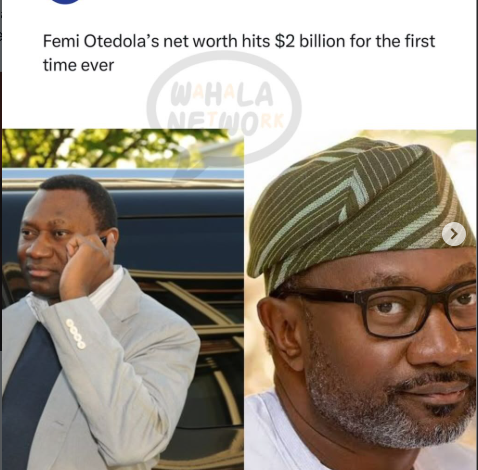 Otedola Joins the $2 Billion Club: How a Single Bank Stock Rewrote His Fortune in One Year