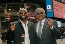 Davido shares moments with Dangote at Times Square, New York