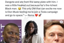 "The Richest Black Man Made Me Feel Broke": Rema Opens Up About His Humbling Encounter With Dangote